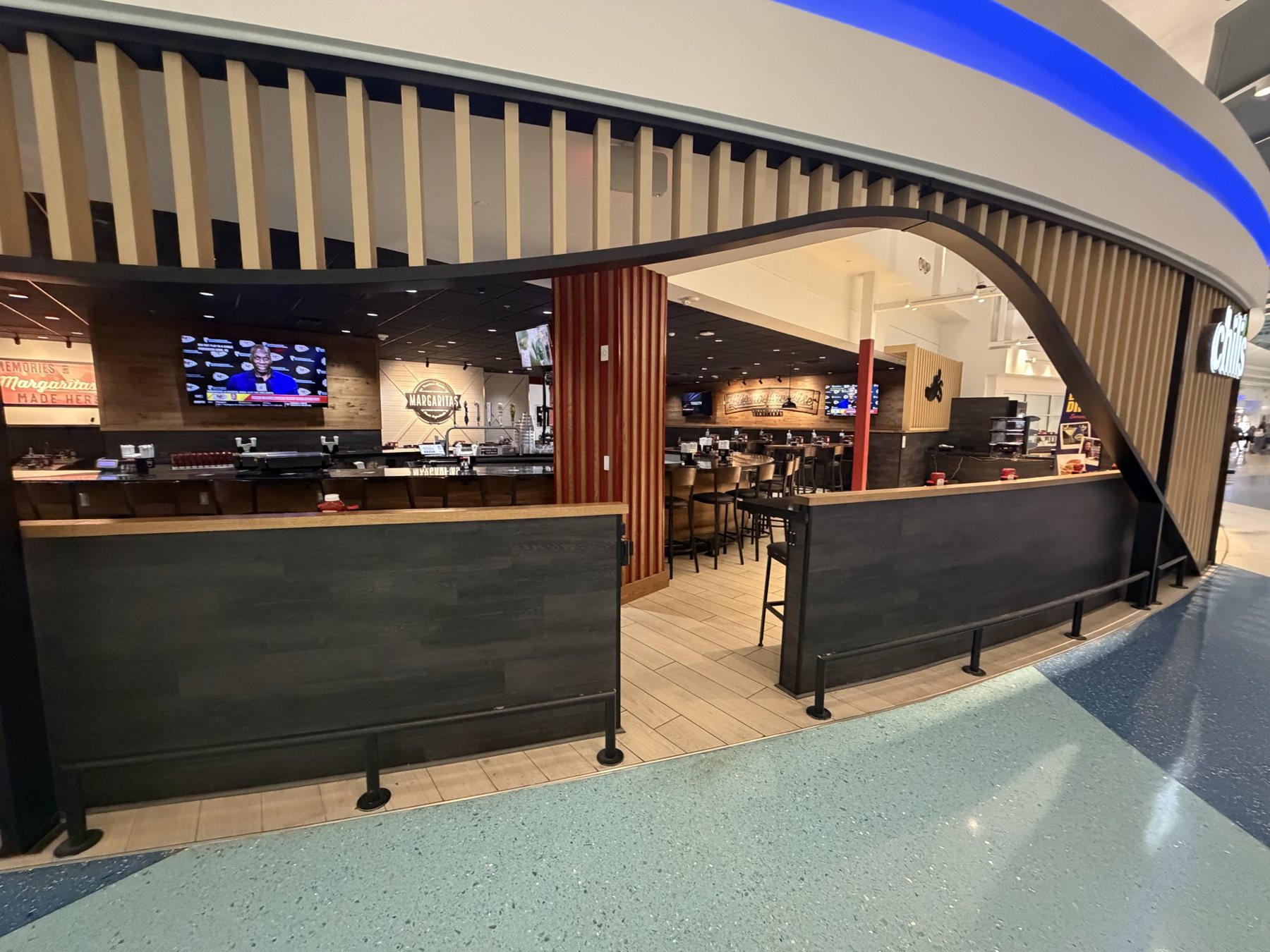 Detailed commercial restaurant interior